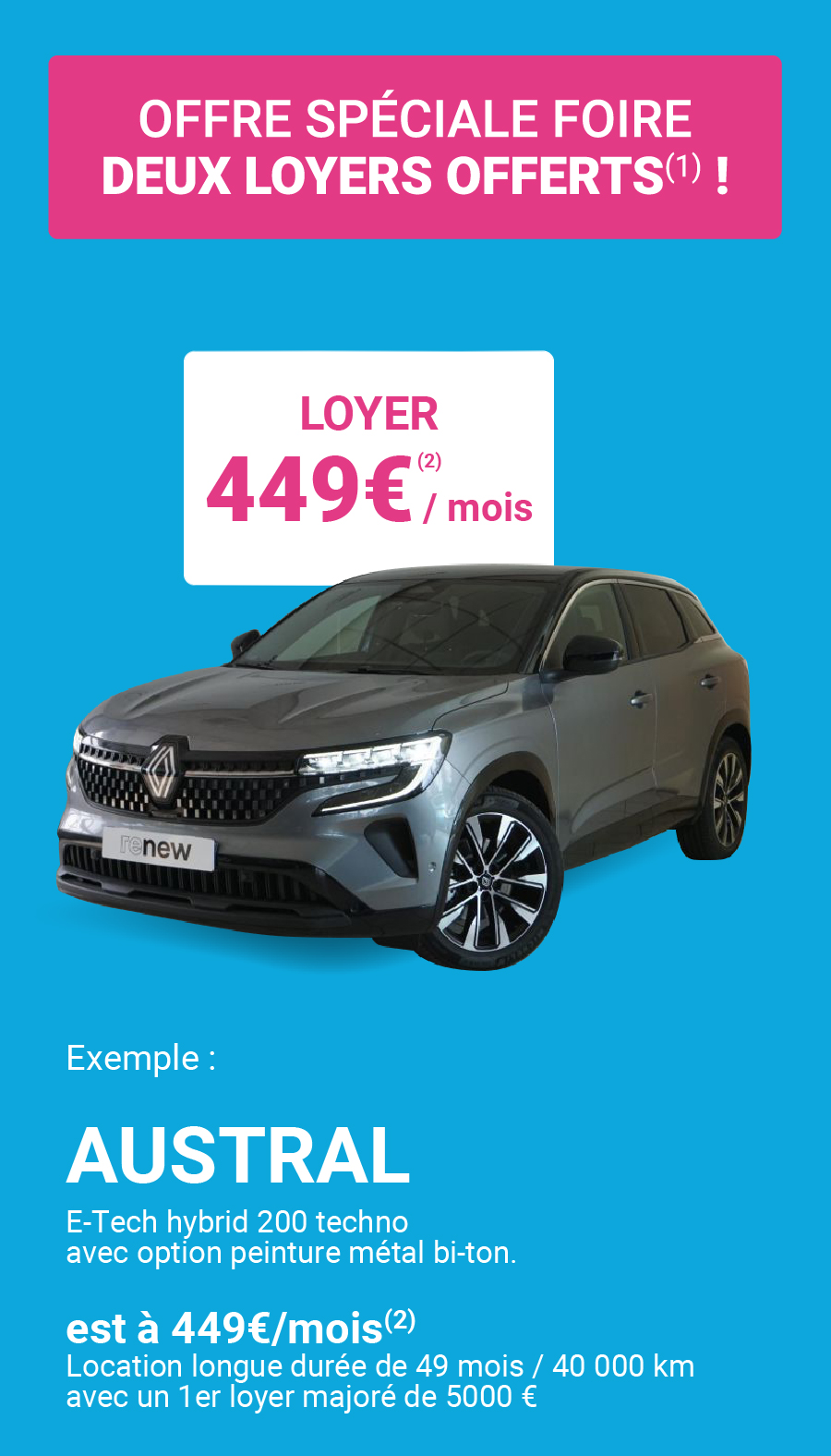 Offre Austral - Foire de l'occasion AutoThivolle 2024